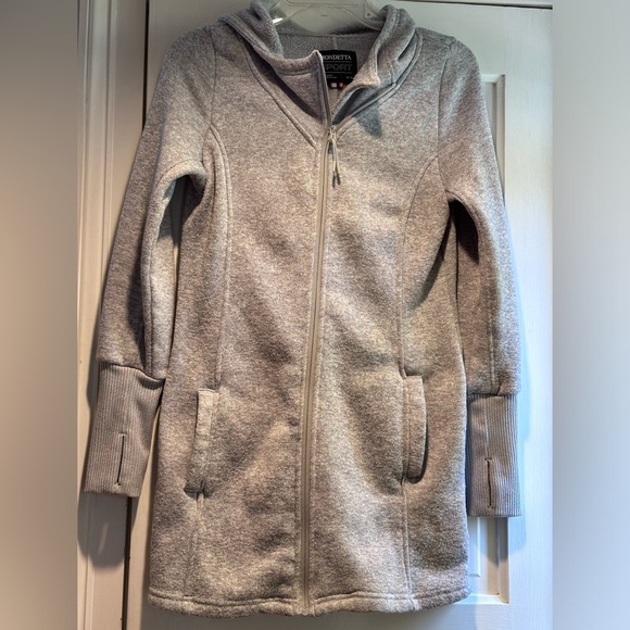 Mondetta Zip Front Tunic Length Hoodie - Picture 1 of 6